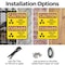 Signmission Radiation & Laser Sign, 10 in H x 7 in W, Plastic, Rectangle OS-2PACK-CR-P-710-L-10169 - alternate 5